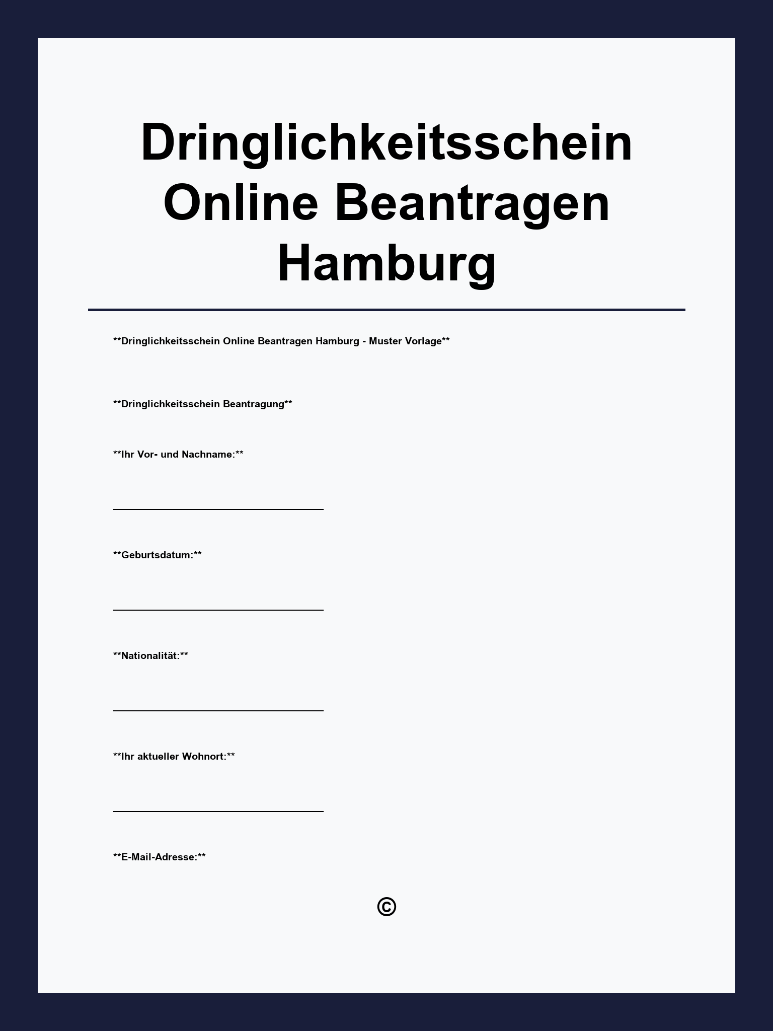 Dringlichkeitsschein Online Beantragen Hamburg